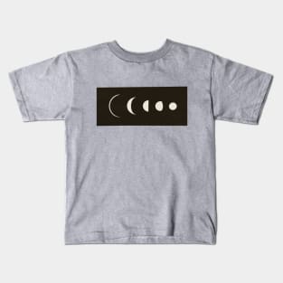 The phases of the moon Kids T-Shirt